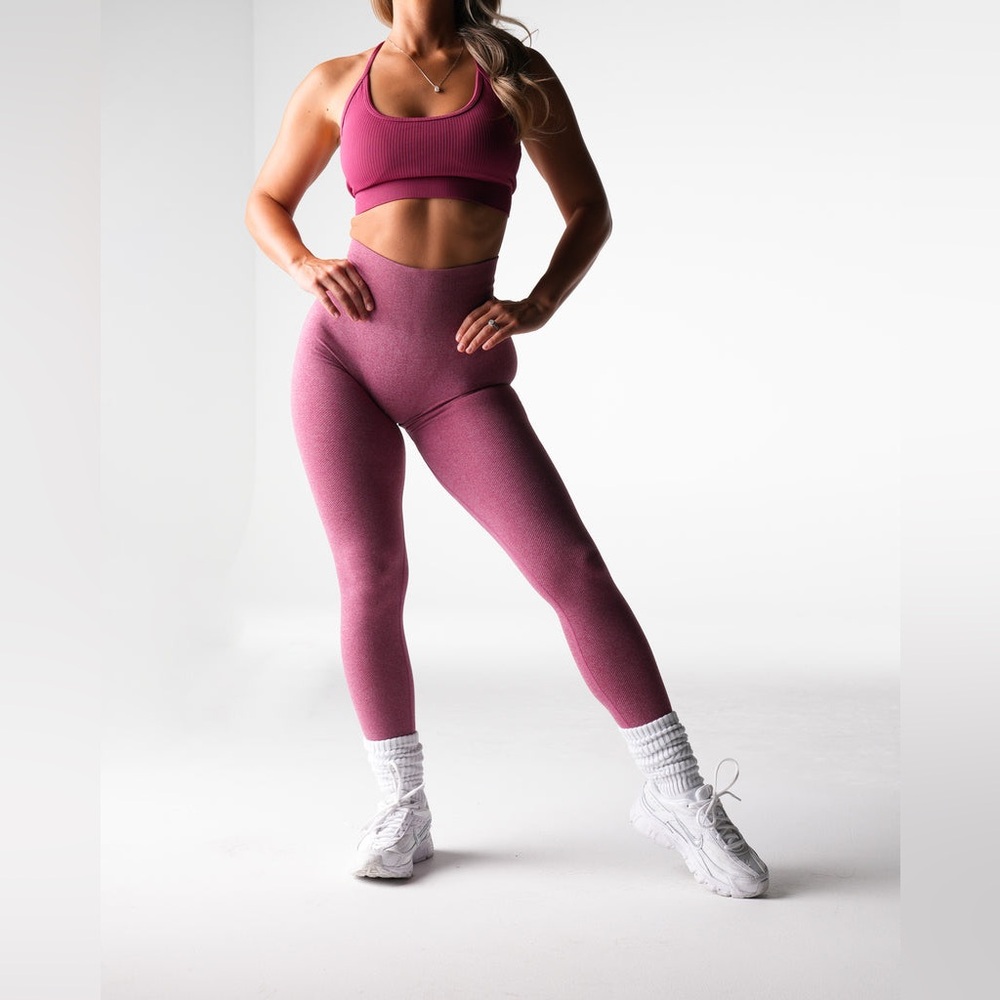 NVGTN- Maroon Lift Seamless Leggings